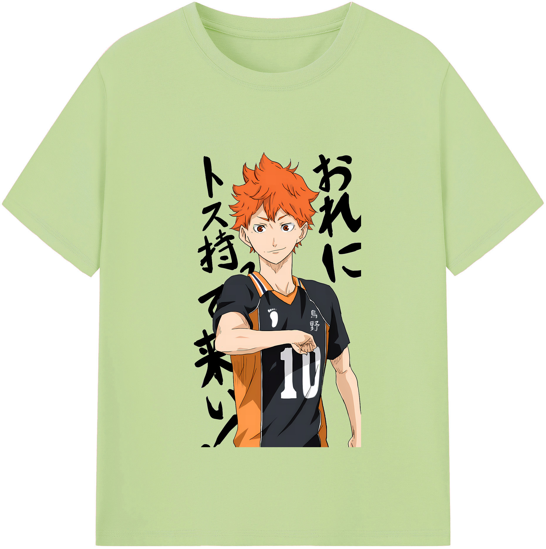 （画像用） ハイキュー!! Haikyu!! 綿100％半袖Tシャツ（フロントプリント）